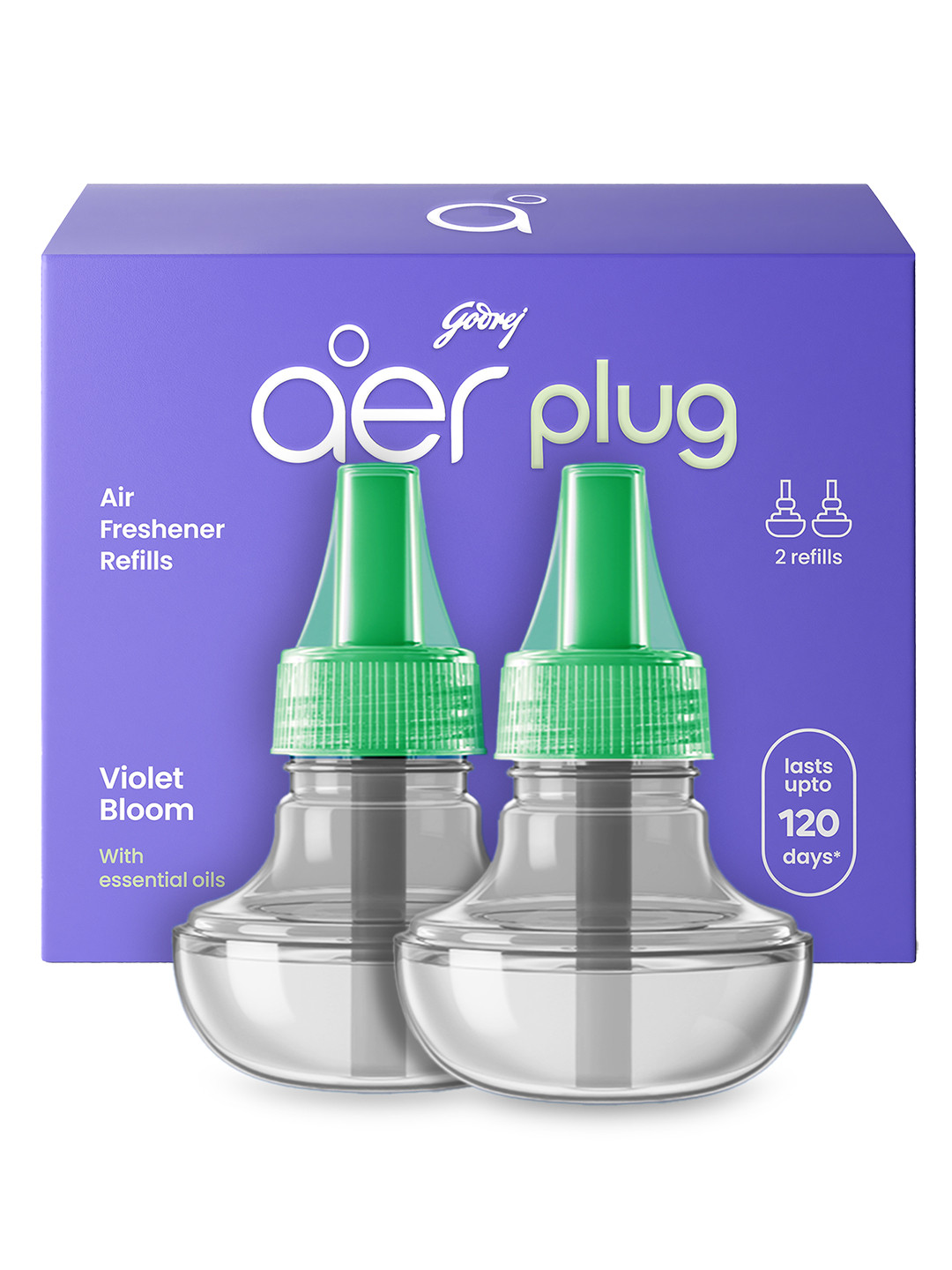 Godrej Aer Plug Electric Air Freshener Refills - 25 ml Each