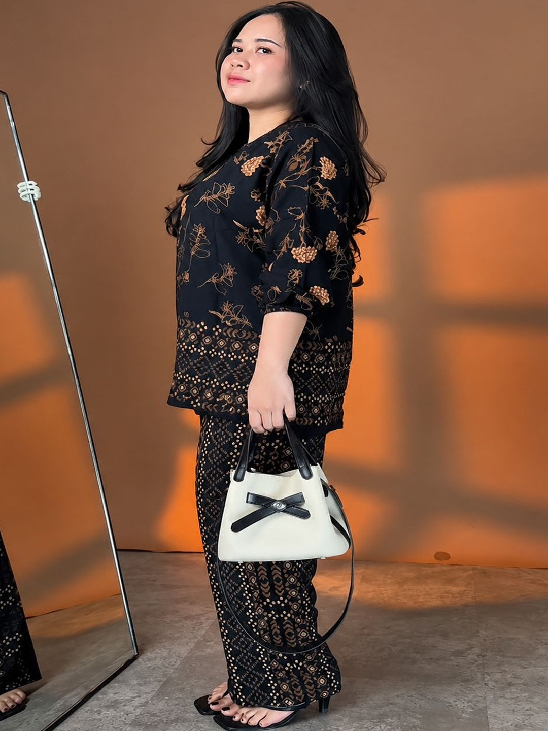 Billish Bohemian Printed Top with Palazzos
