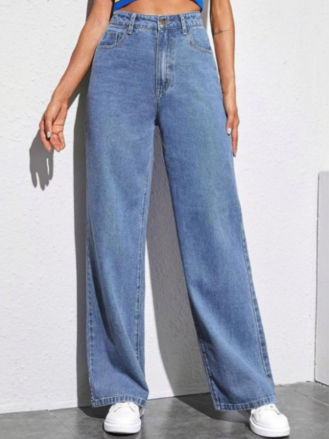 jeancherry Women Relaxed Fit Mid-Rise Jeans