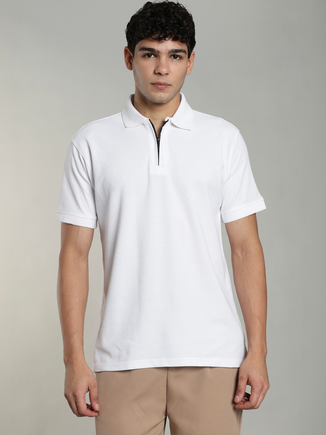 7TH LEGION Men Polo Collar Bamboo T-shirt
