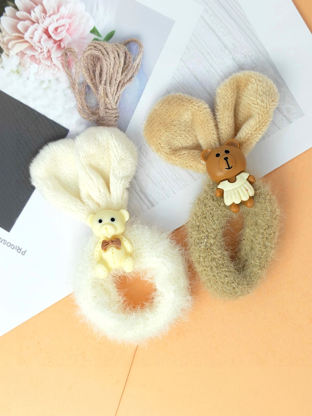 Balasundri Girls Set of 2 Ponytail Holders