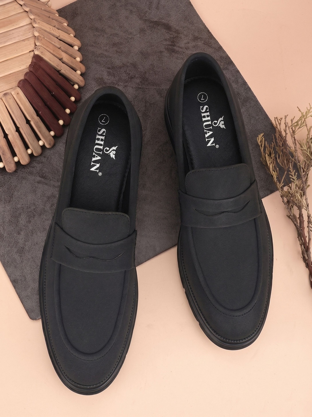 SHUAN Men Loafers