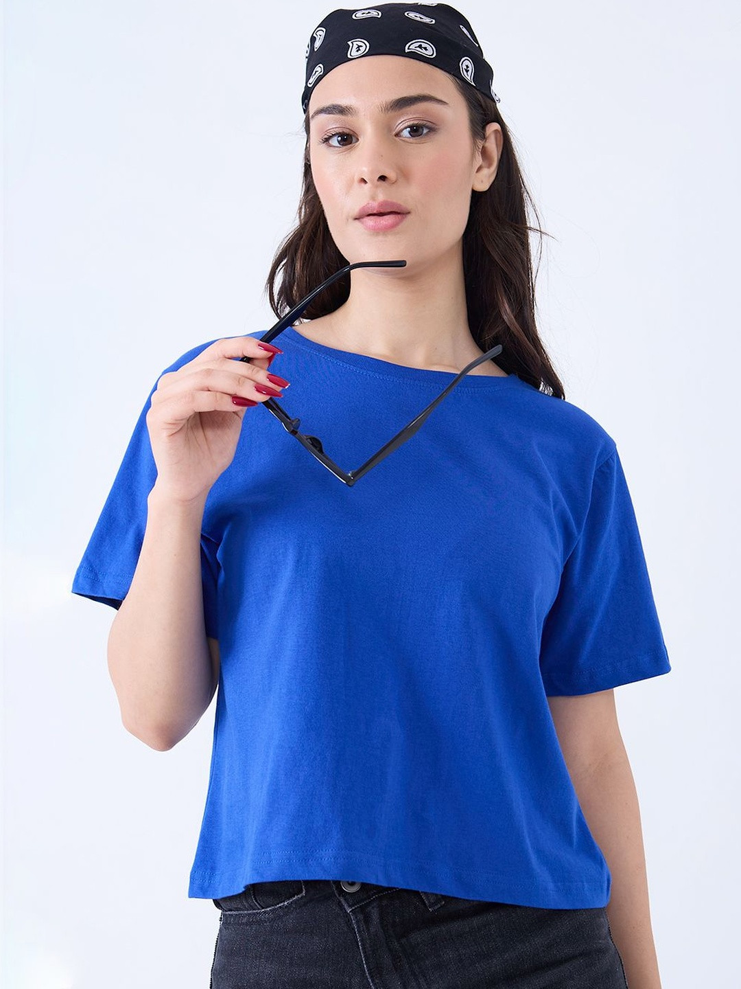 DKY Women Boxy T-shirt