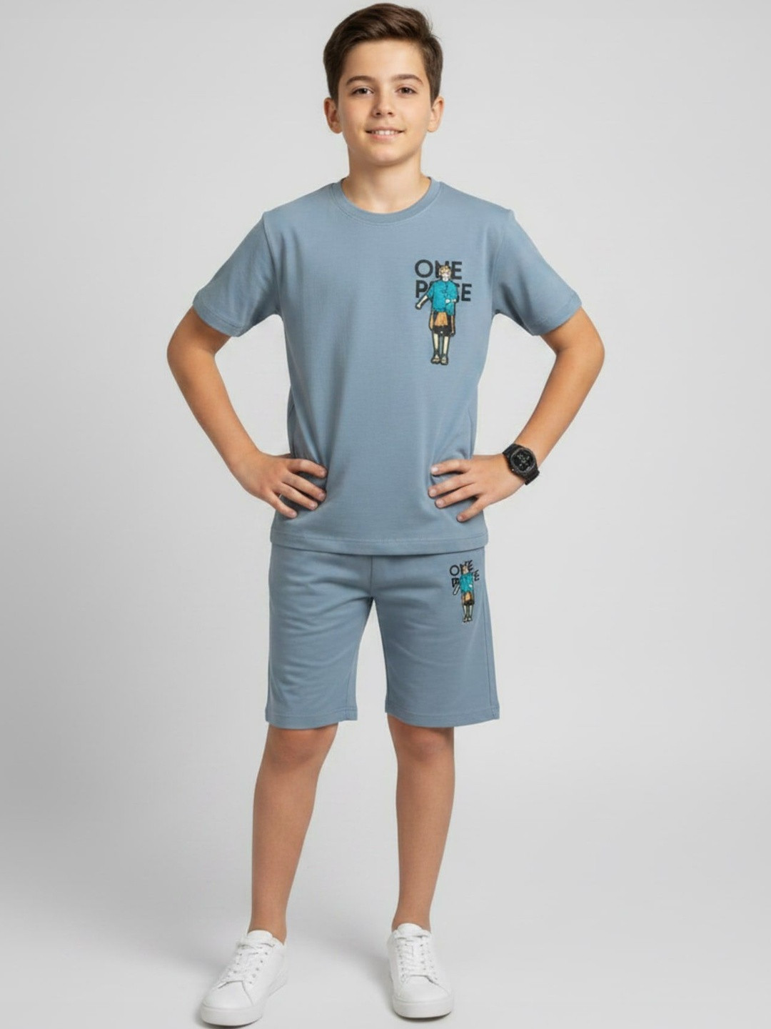 URBANBOYS CLUB Printed T-shirt with Shorts