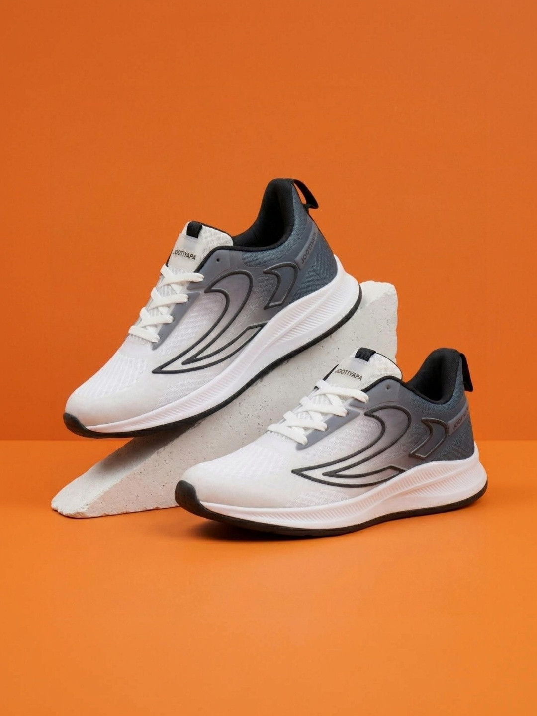 JOOTIYAPA Men Mesh Running Non-Marking Shoes