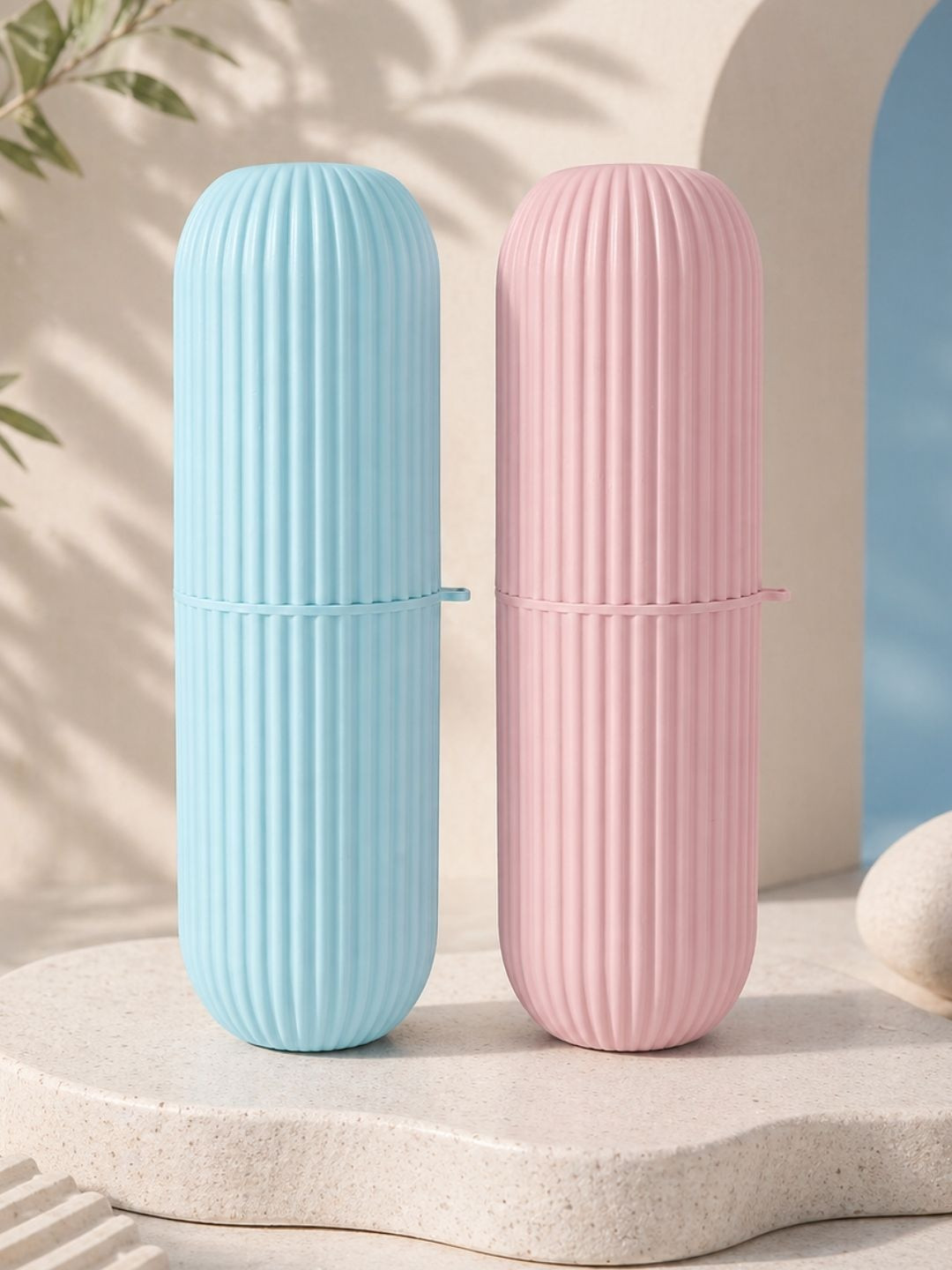 Klivon Multicoloured & Multicoloured 2 piece Textured Plastic