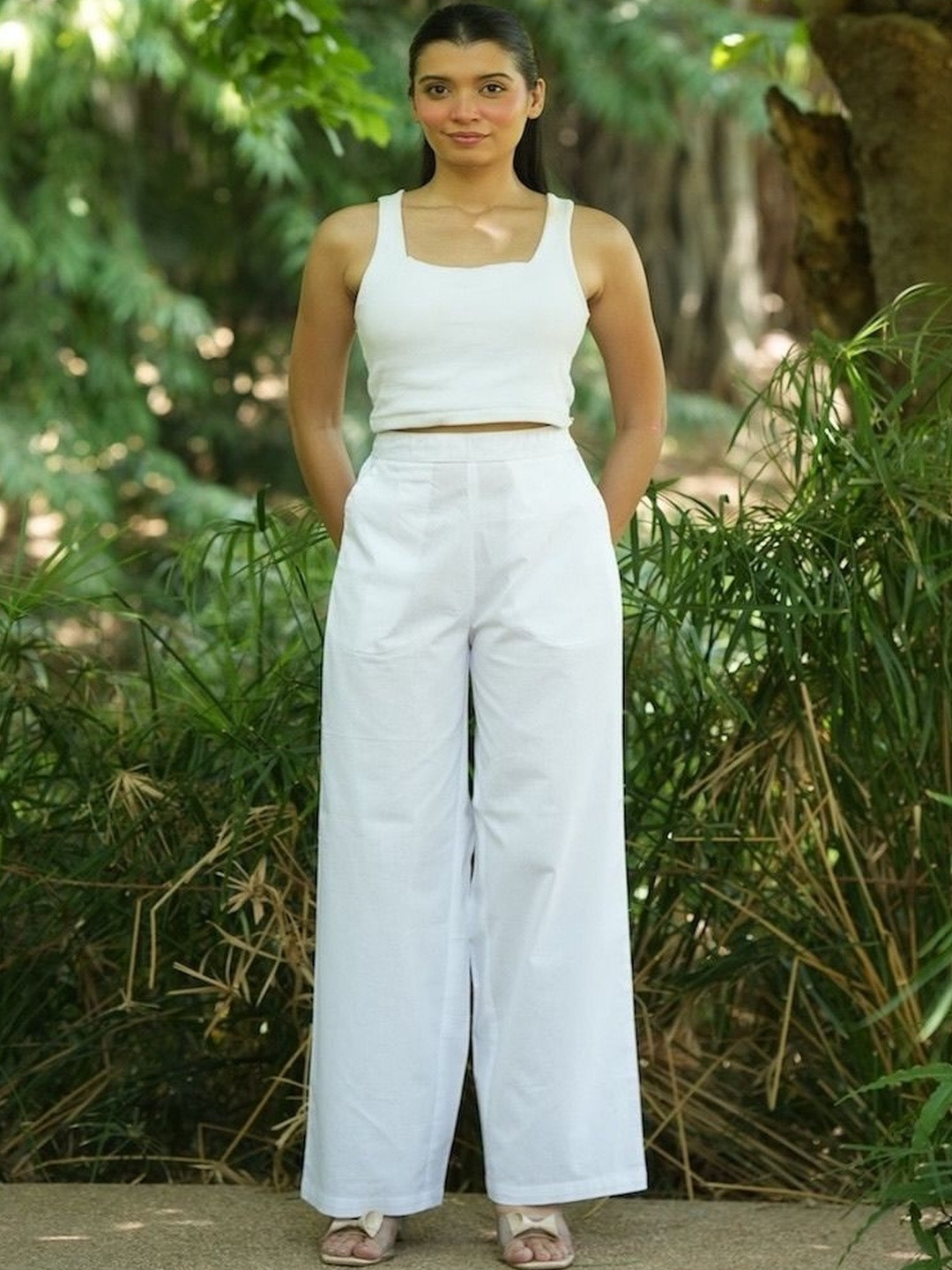 BENPANI Women Cotton Trousers
