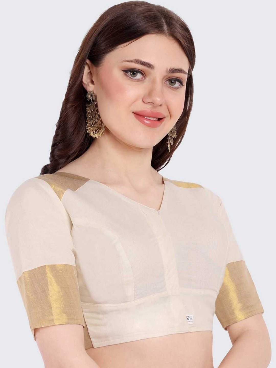 JISB Solid Saree Blouse