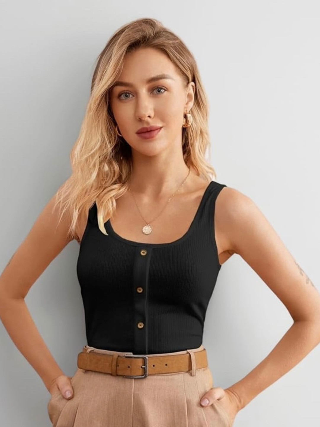 Velintis Crop Cotton Top