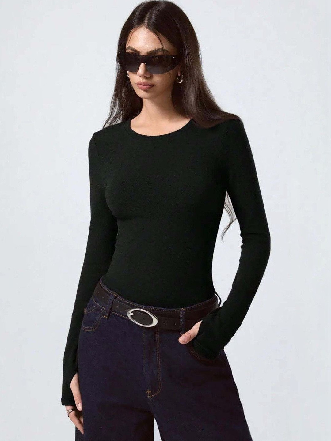 ZYVRA Women Slim Fit T-shirt