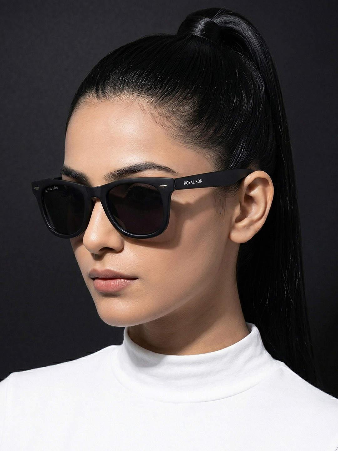 ROYAL SON Unisex Wayfarer Sunglasses with Polarised and UV Protected Lens- SG-RS3030-C1
