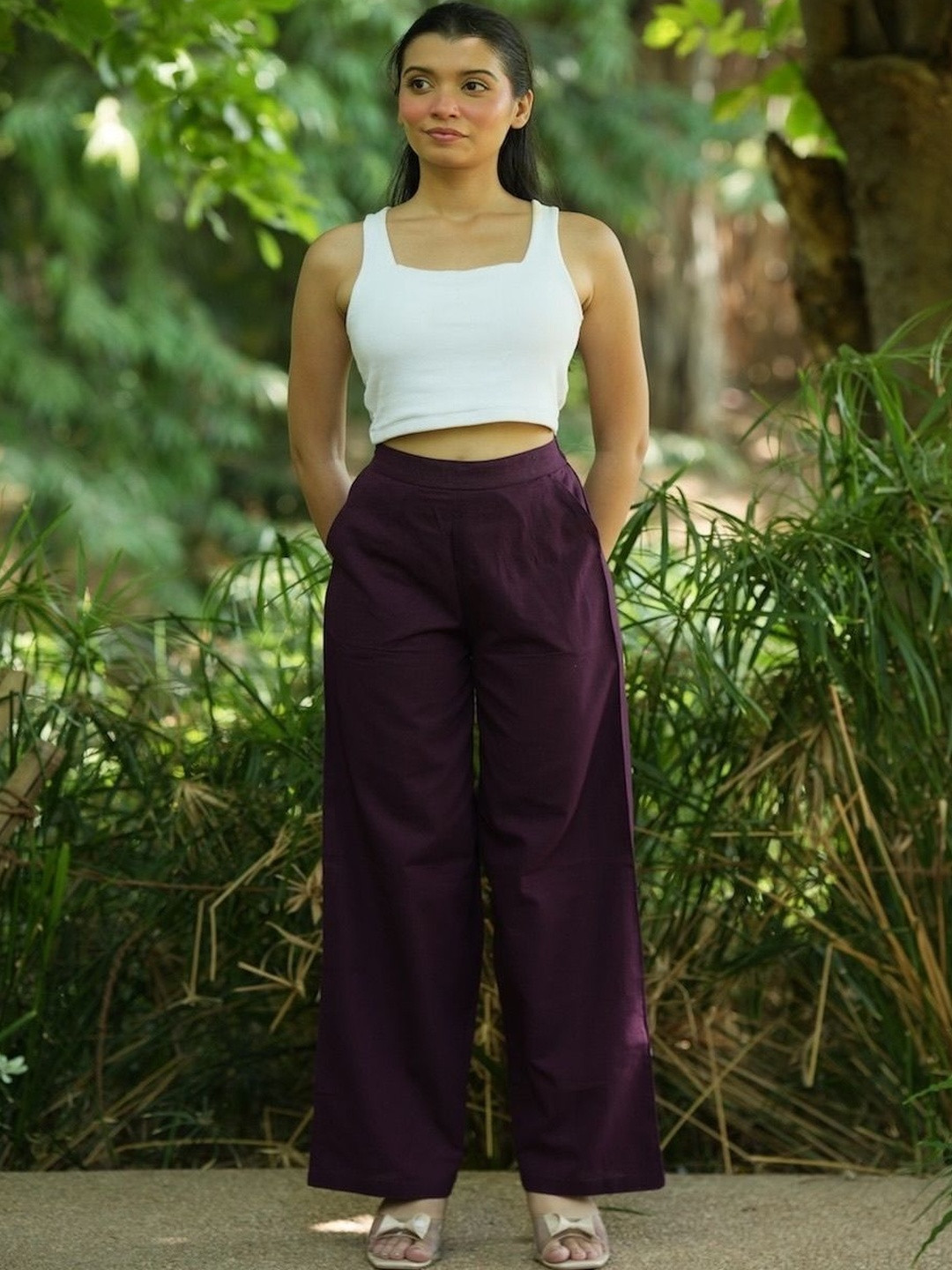BENPANI Women Cotton Trousers