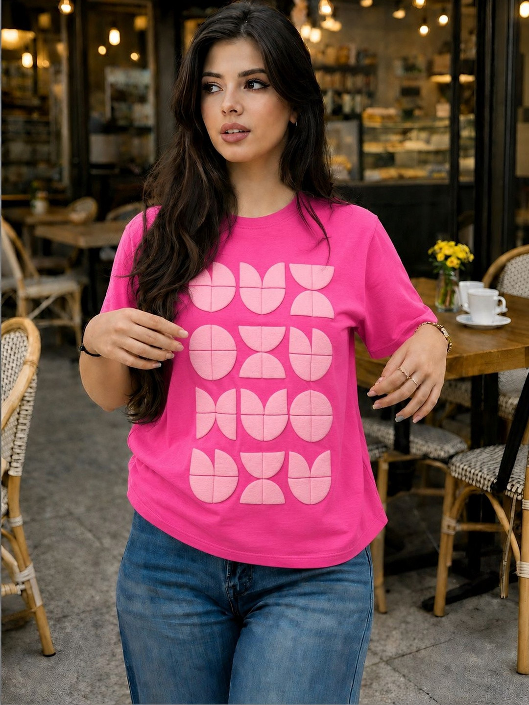 STARWORD Women Printed T-shirt