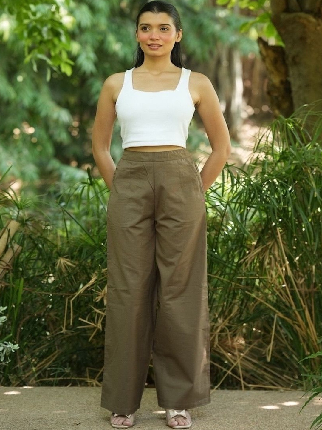 BENPANI Women Cotton Trousers