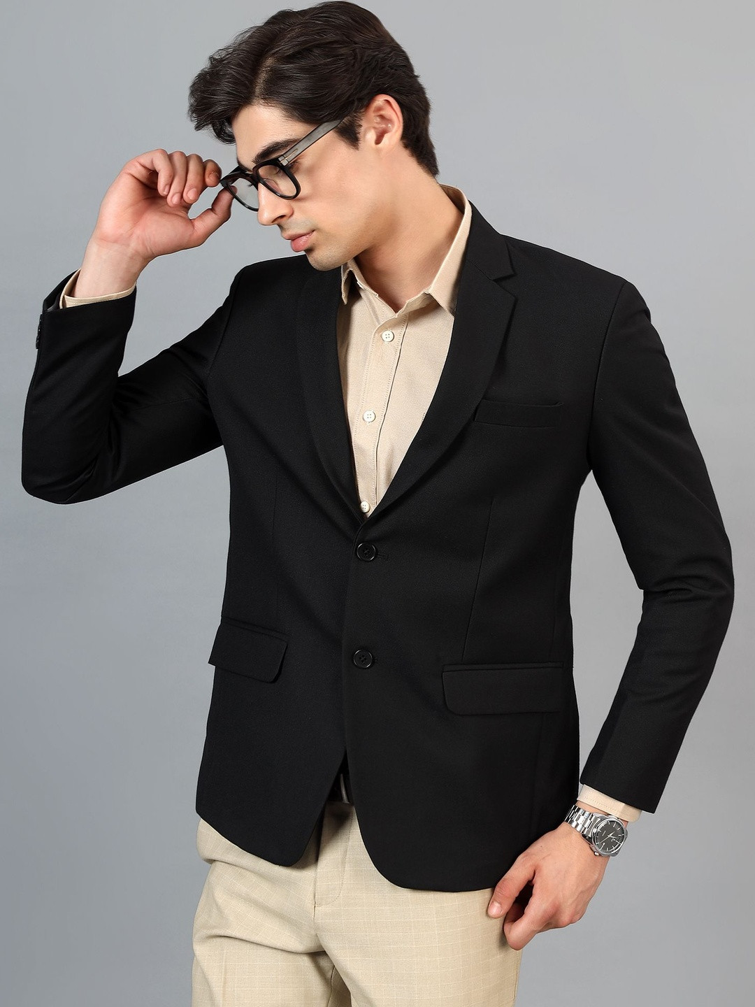Rb rajniti Blazer Slim-Fit Single Breasted Blazer