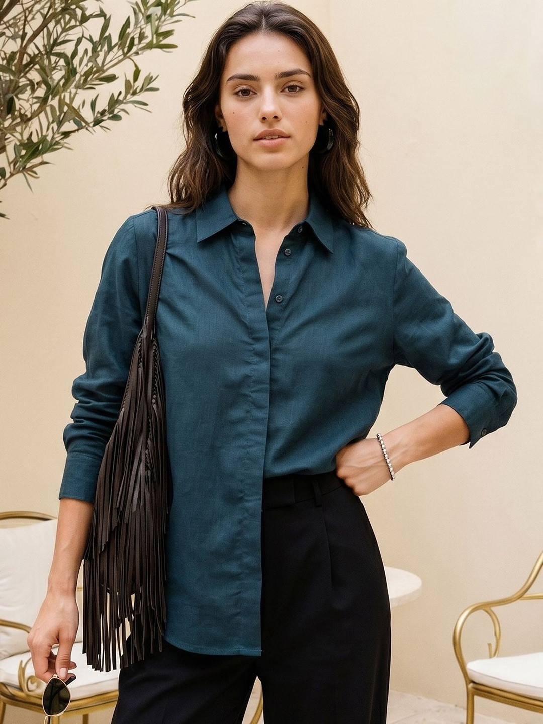 Urbano Fashion Women Casual Shirt