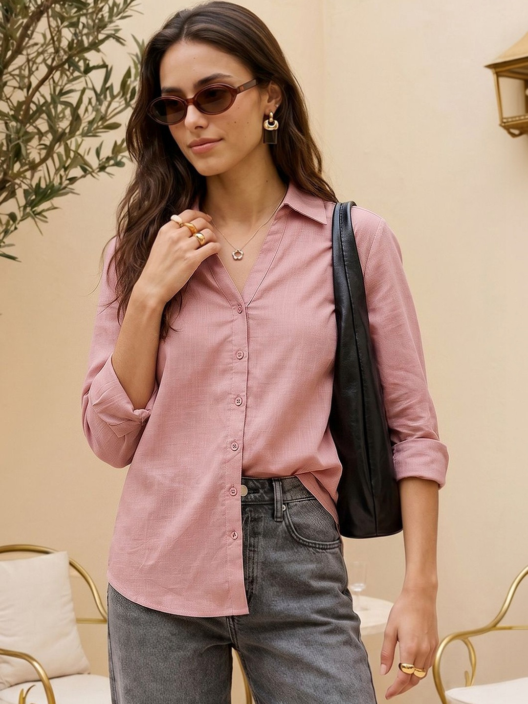 Urbano Fashion Women Casual Shirt