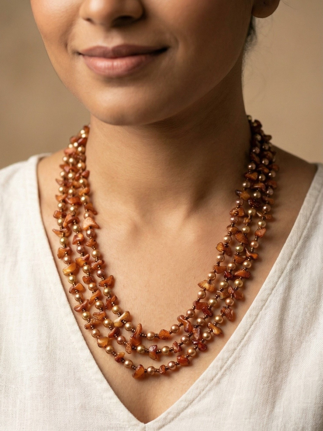 DCA Gold-Plated Layered Necklace