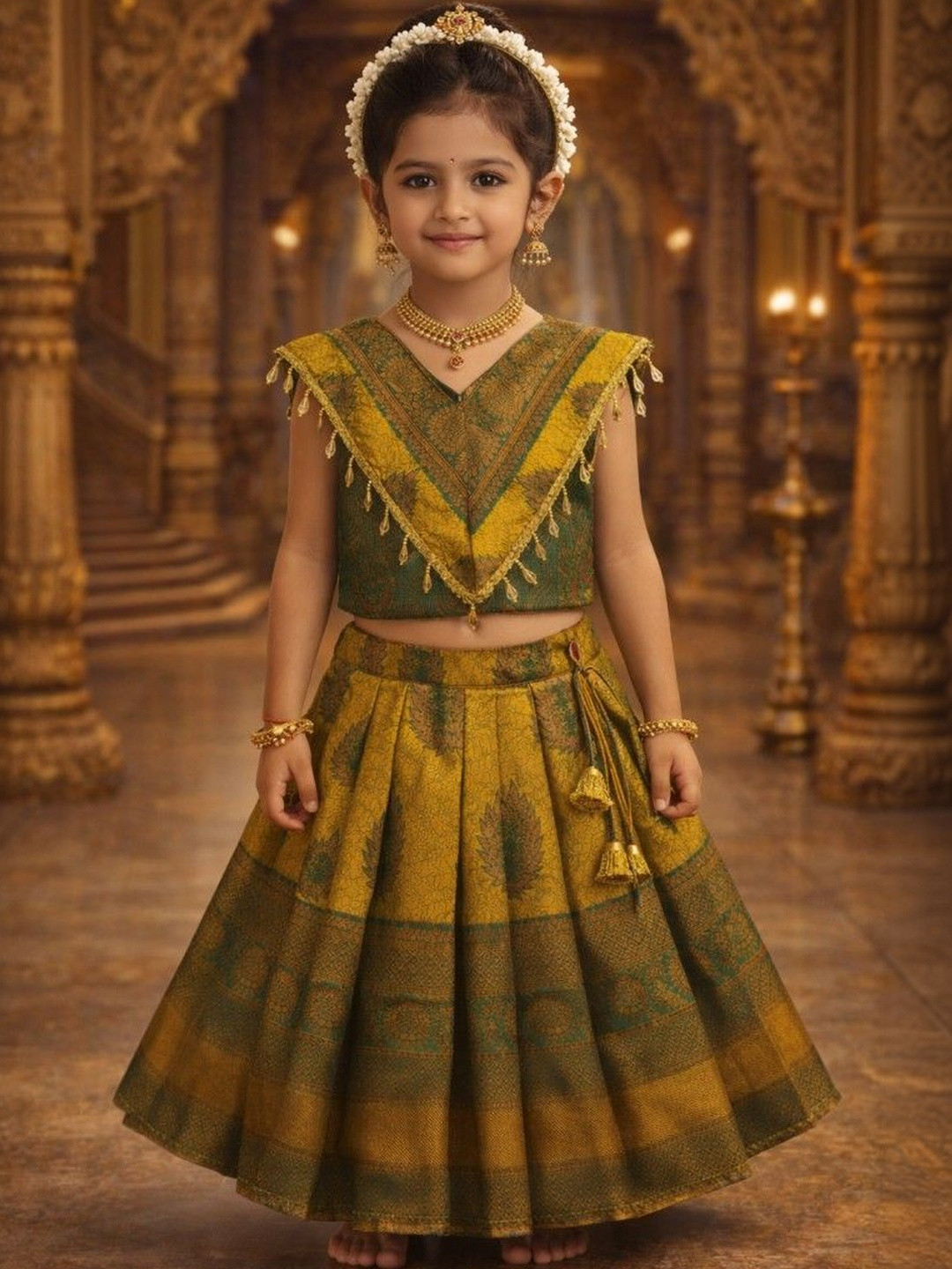 Xepon Girls Ready to Wear Lehenga &