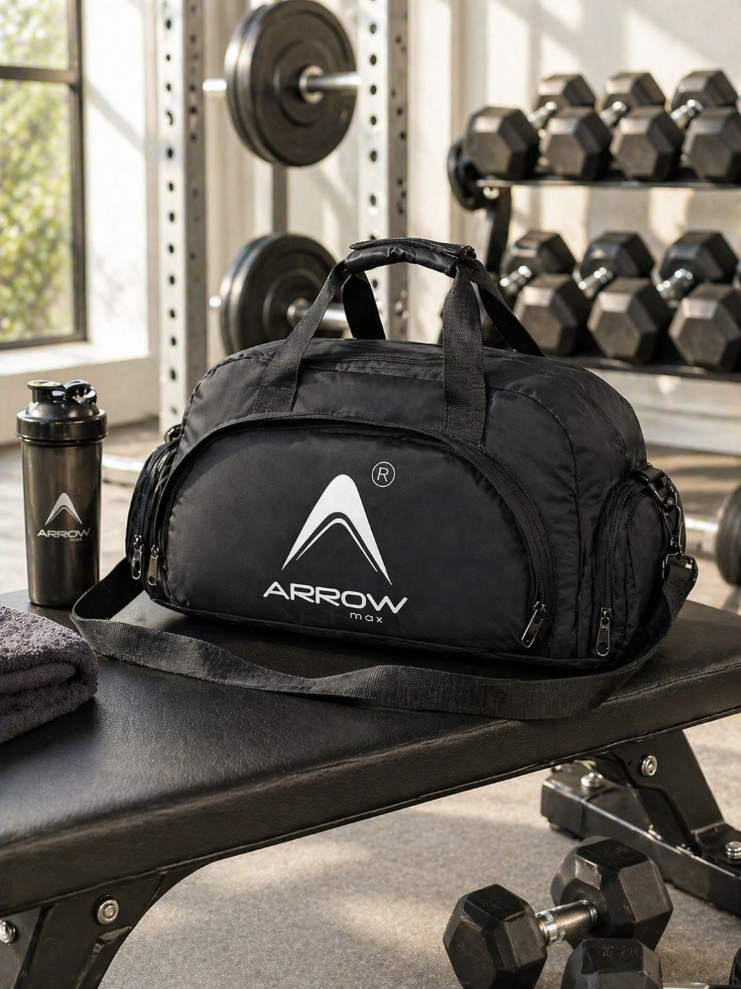 ARROWMAX Large Sports or Gym Duffel Bag