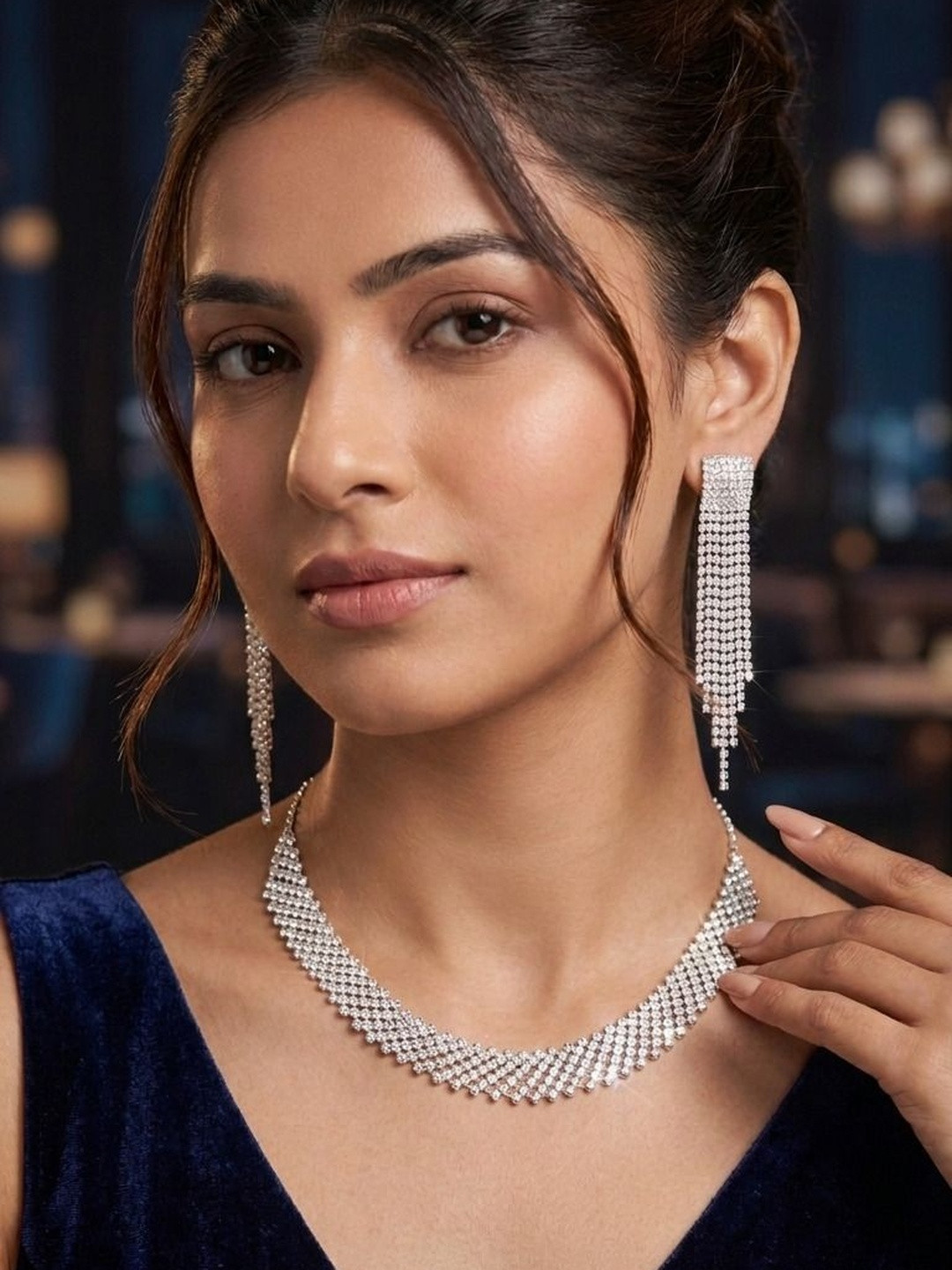 LILY Necklace and Earrings