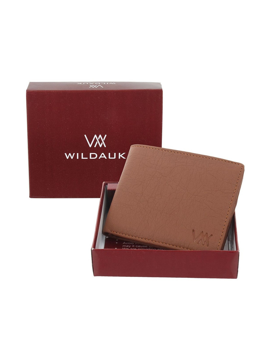 WILDAUK Men Textured PU Two Fold Wallet