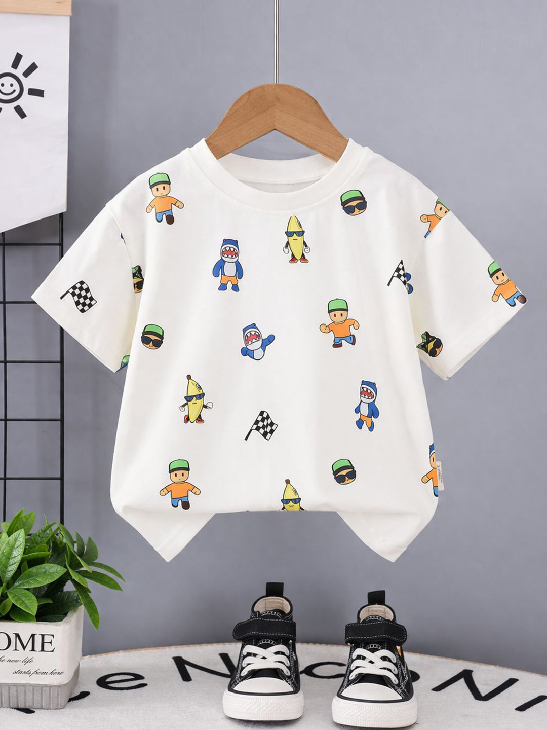Googo Gaaga Cotton Printed Half Sleeves Tshirts