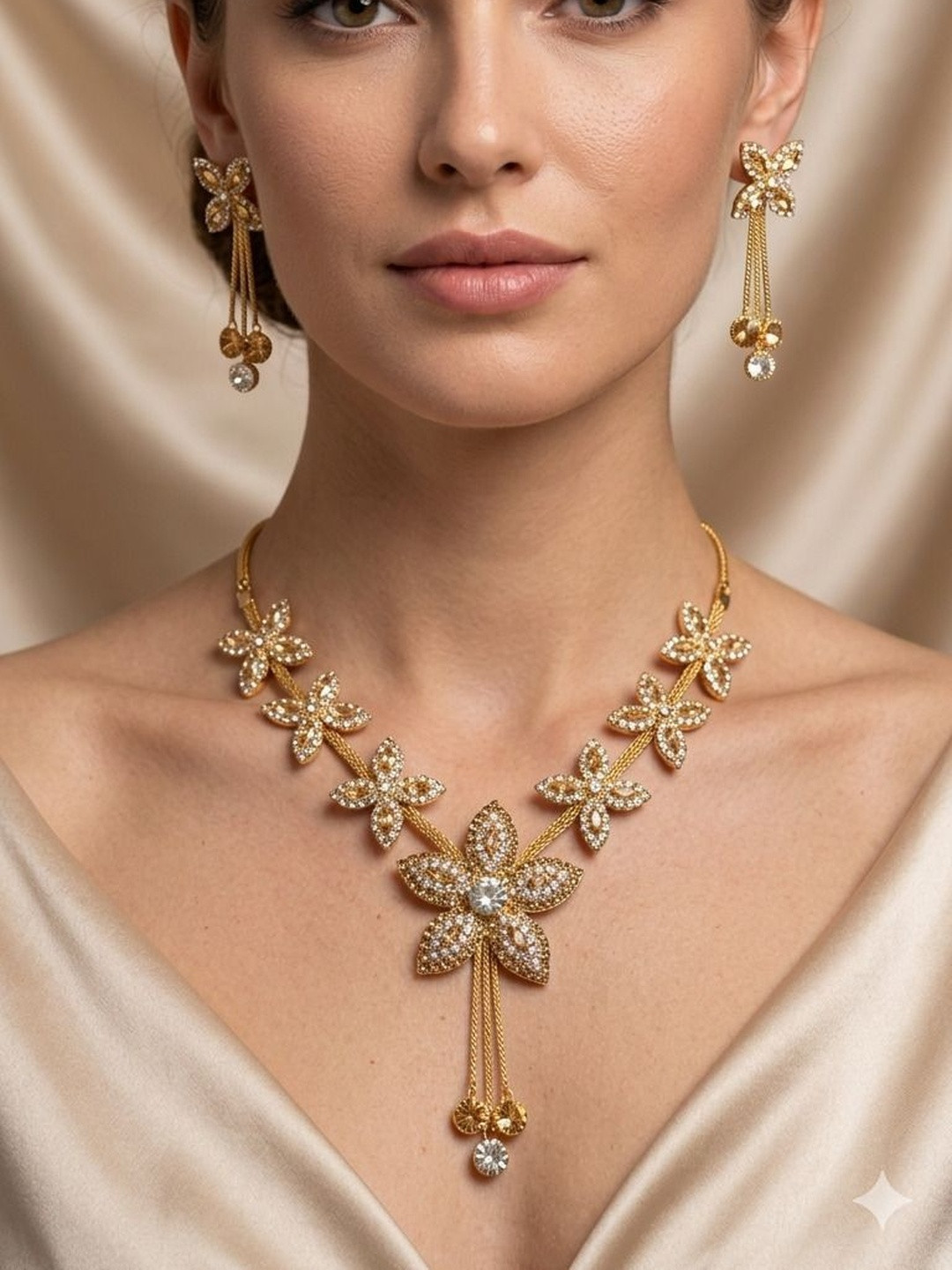 LILY Necklace and Earrings