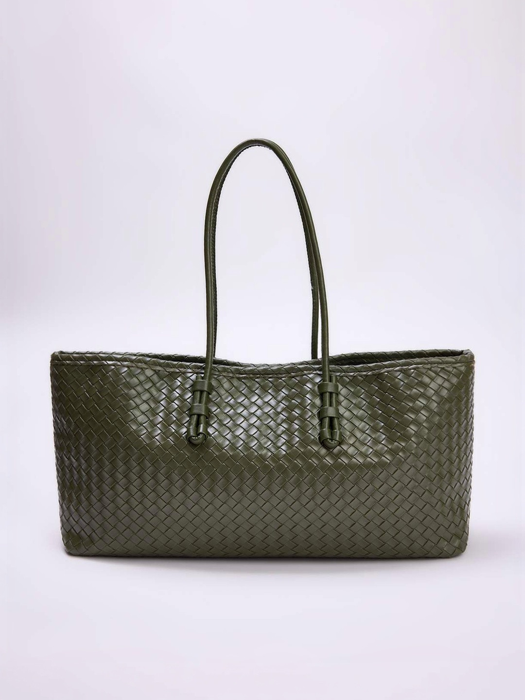 Trendyol Textured Shopper Tote Bag