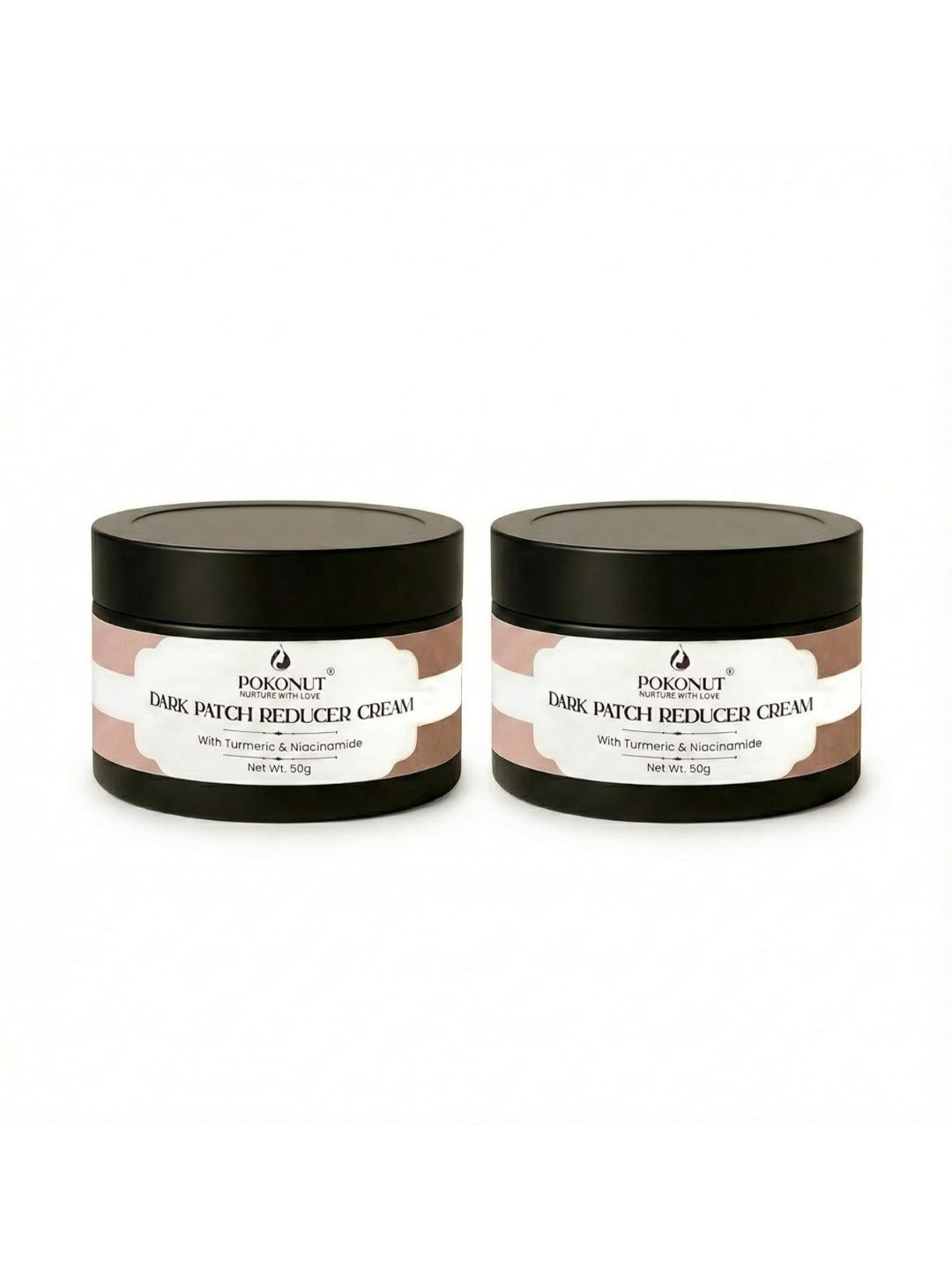 Pokonut Set Of 2 Dark Patch Reducer Cream With Turmeric & Niacinamide - 50 g Each