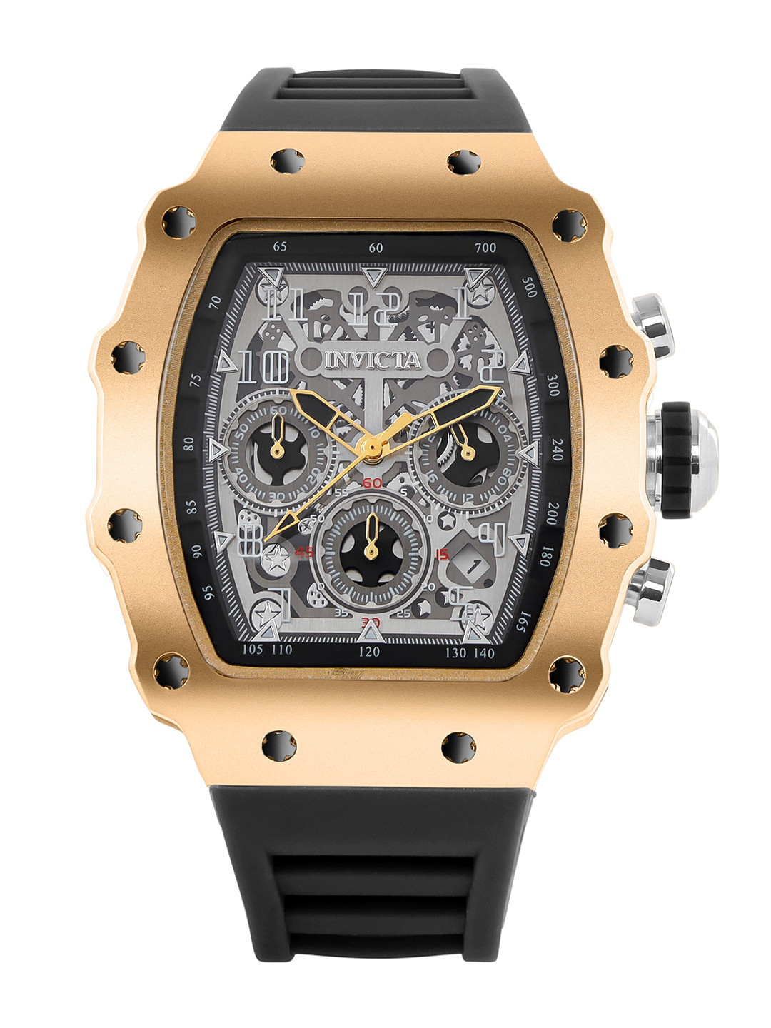Men F2 Racing Quartz Silver Dial Analog Watch - 69698