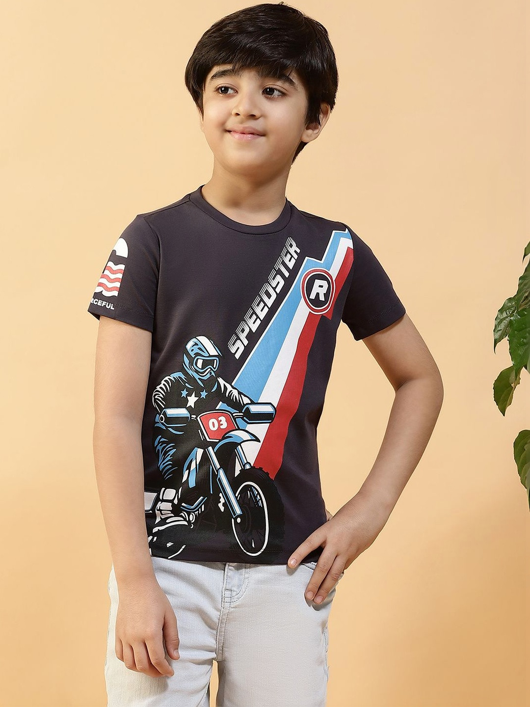 KIZA Boys Printed T-shirt