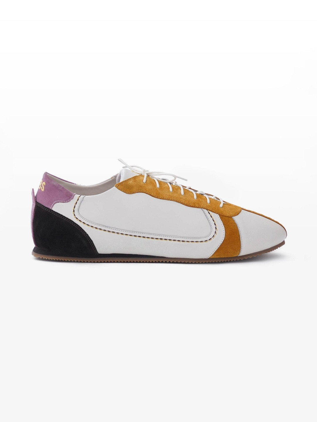 GULLYLABS Men Suede Leather Amra Ochre Heritage Handcrafted Casual Shoes