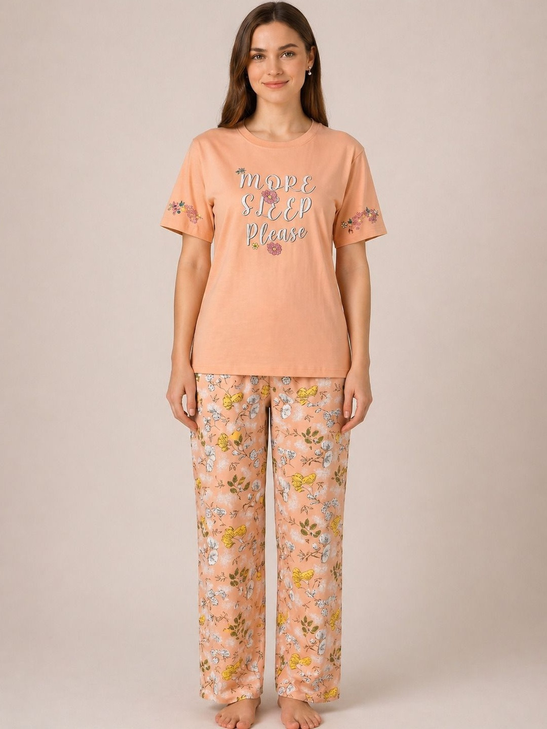 MAYSIXTY Women Printed Night suit