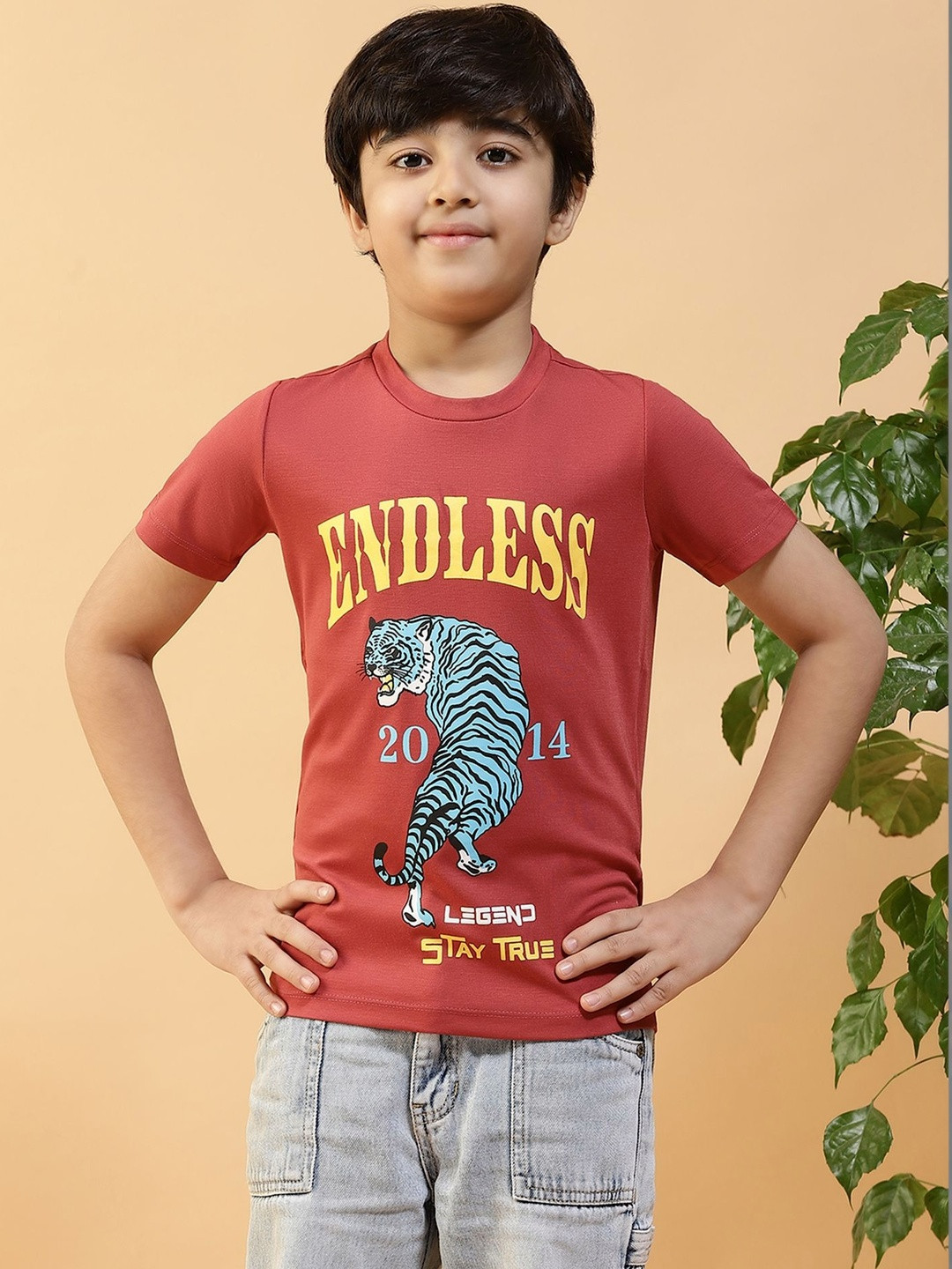 KIZA Boys Printed T-shirt