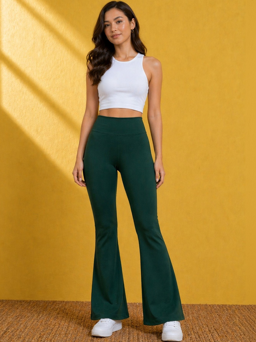 PERFKT-U Women Regular Fit Flare Pants