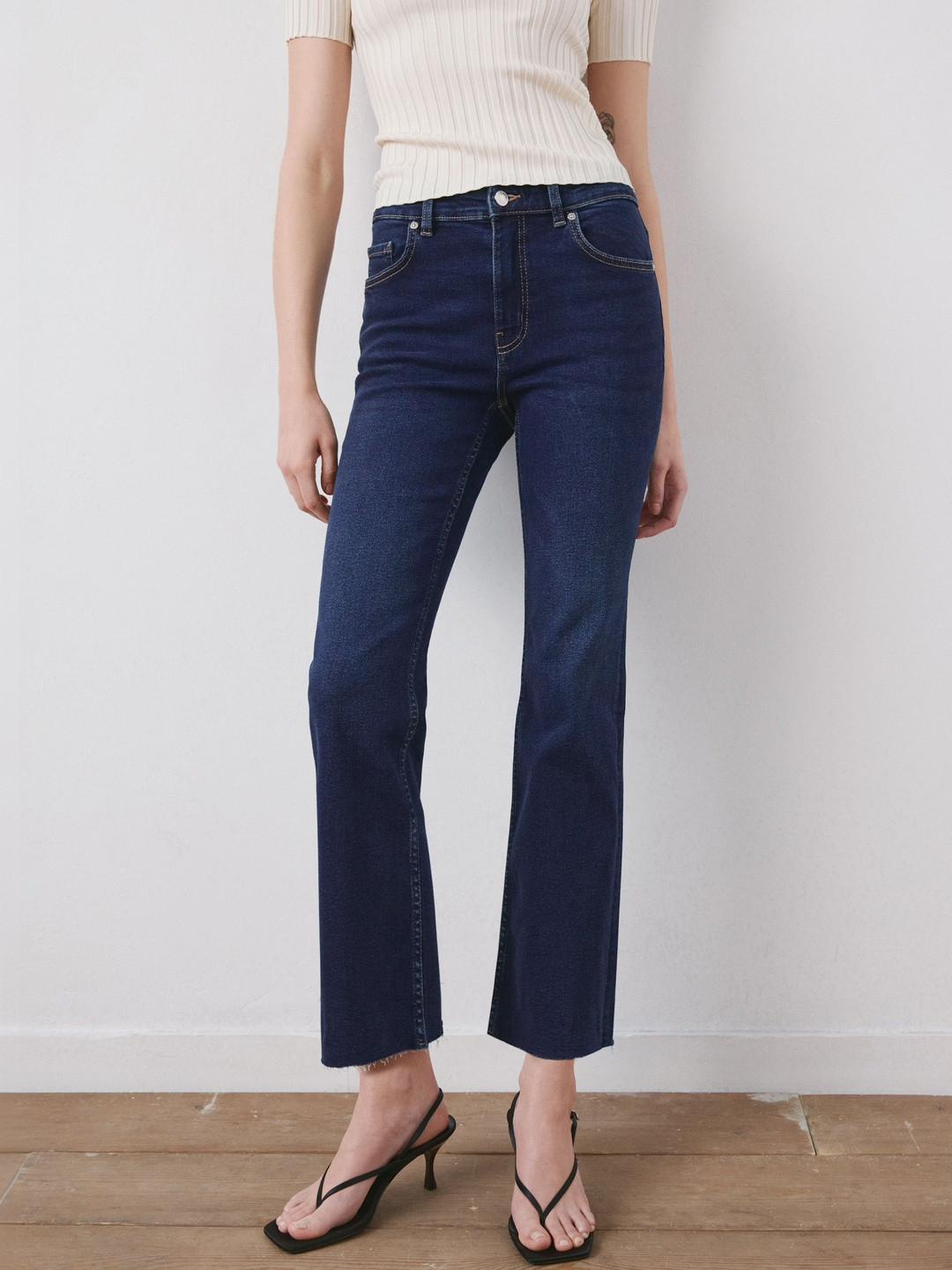 MANGO Women Flared Fit Jeans