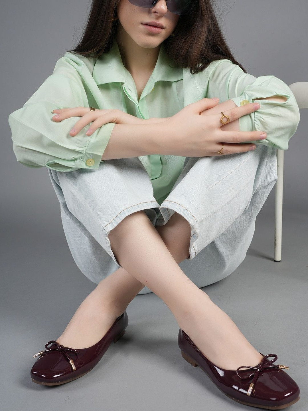 Liscott Women Bows Flats
