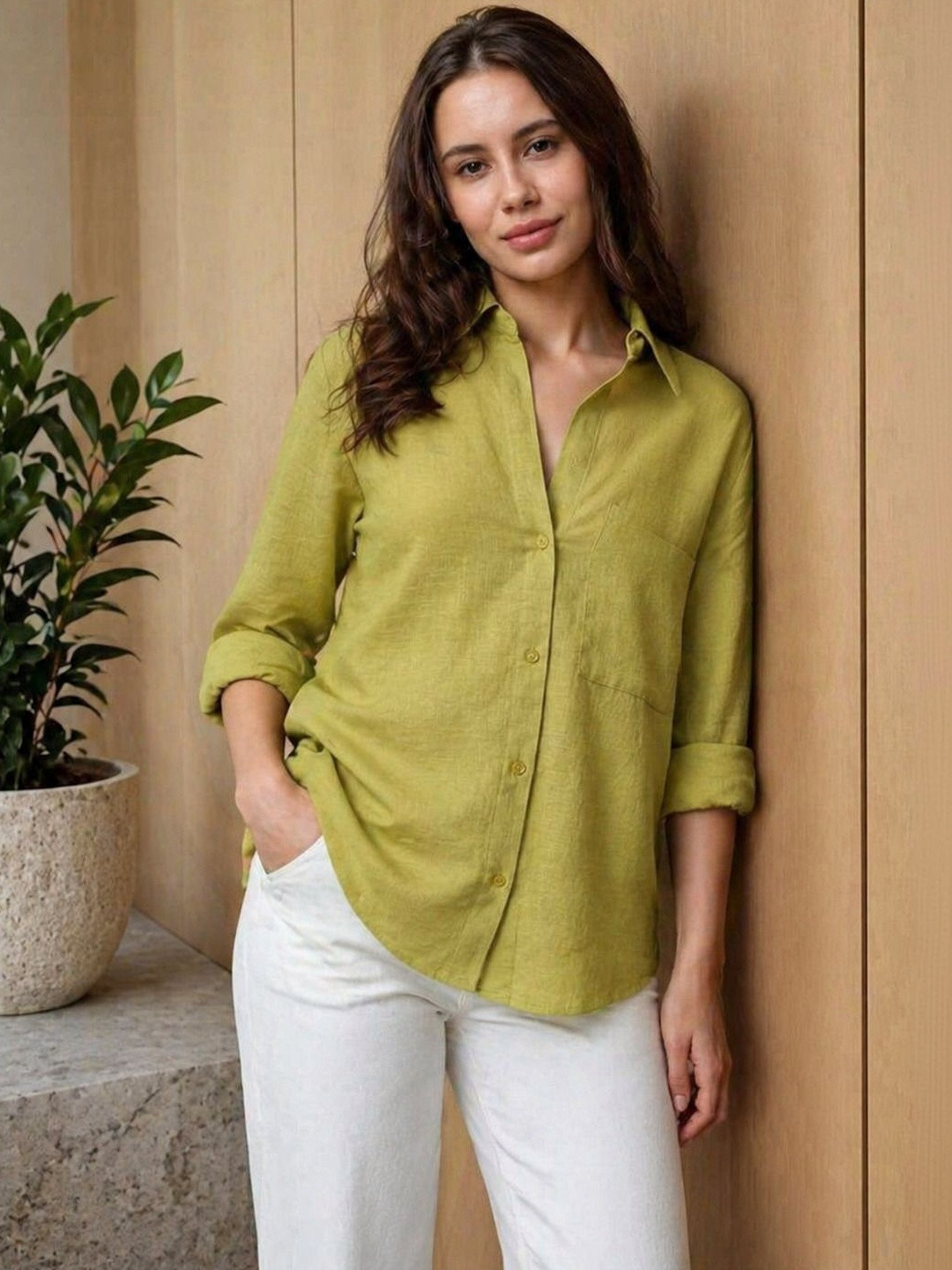 ronics Women Relaxed Casual Shirt