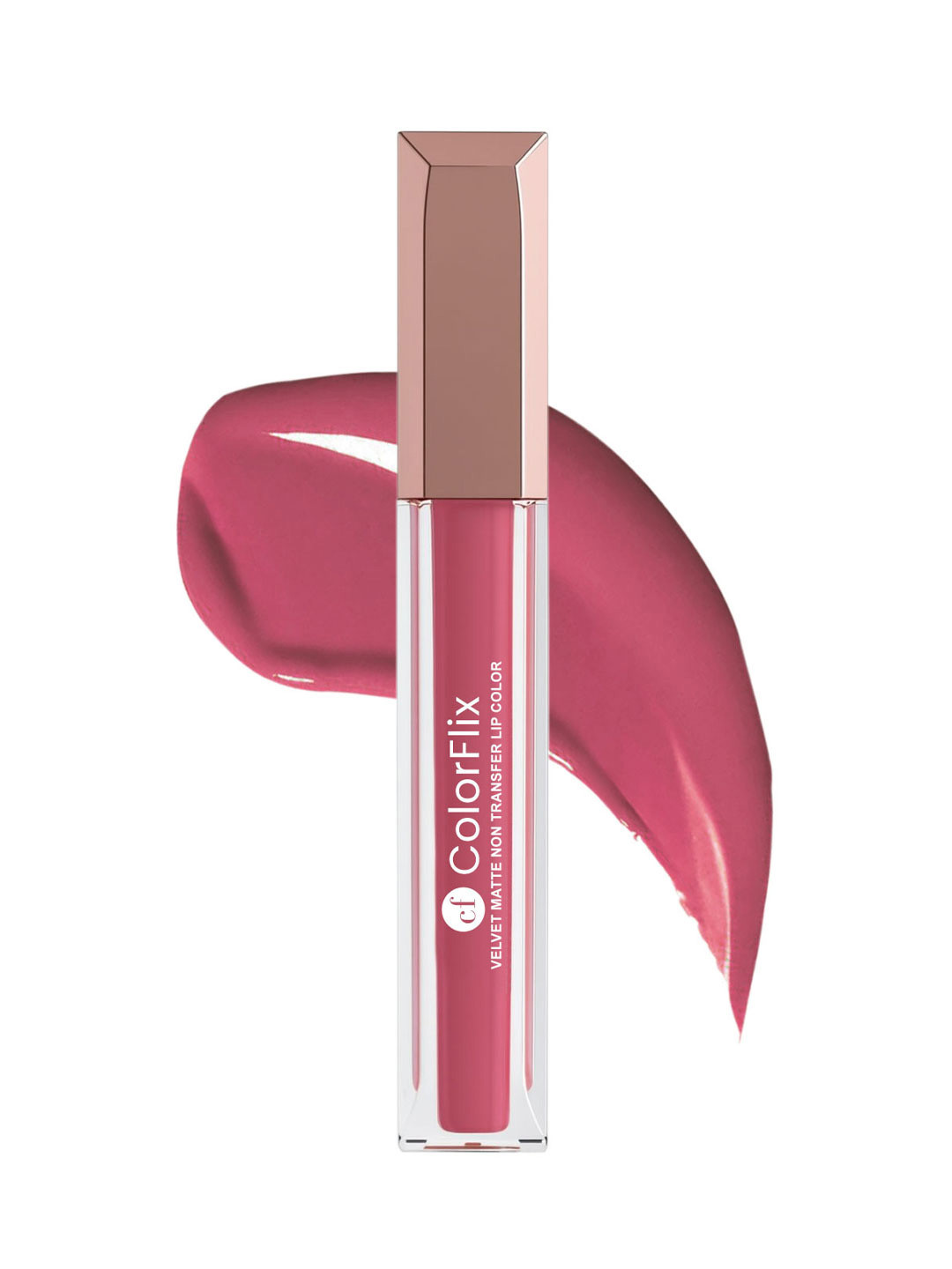 COLORFLIX Velvet Matte Non Transfer Lip Color - 6 ml - Rosy Ripple