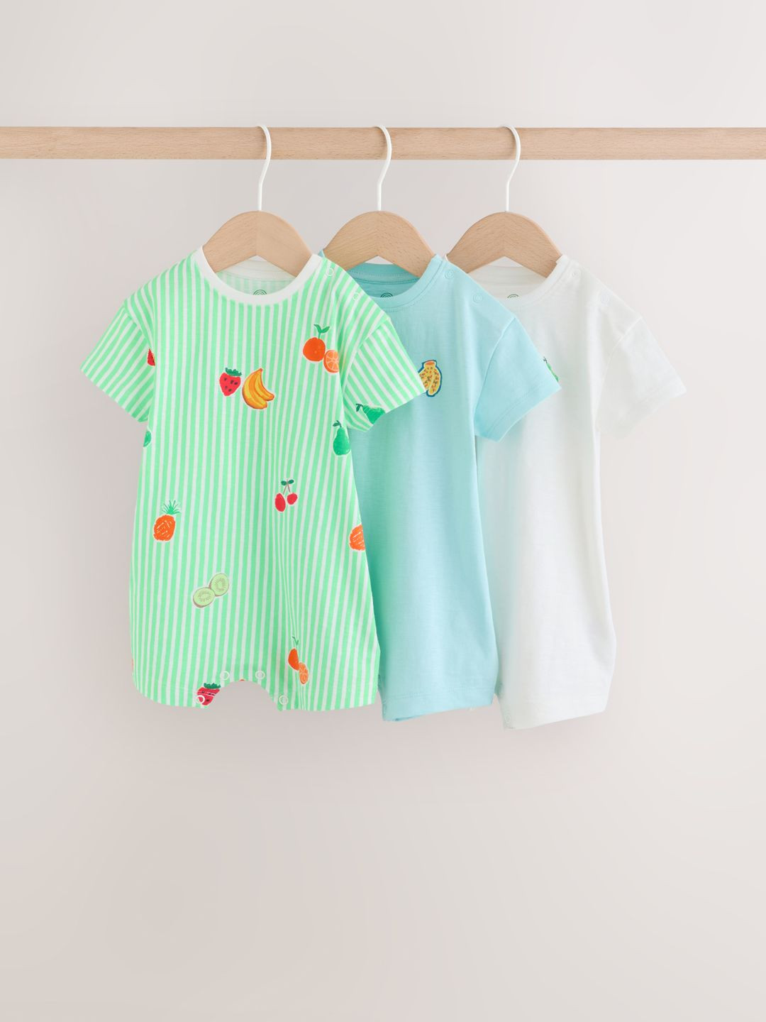 NEXT Pack of 3 Baby Rompers
