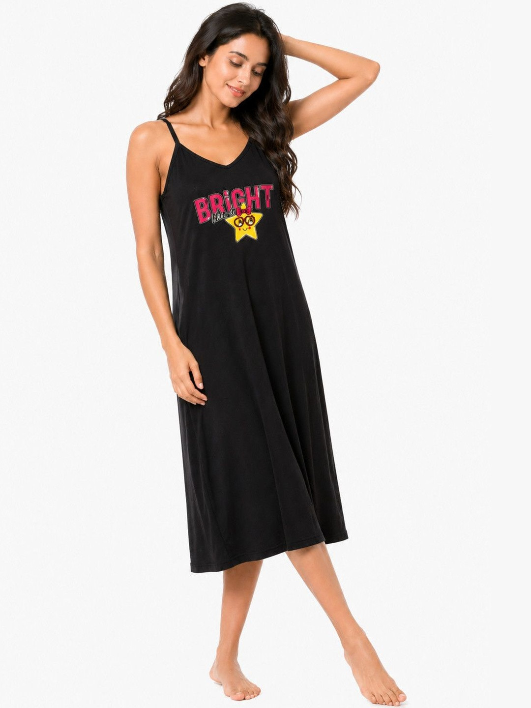 Sukhraa Printed Nightdress