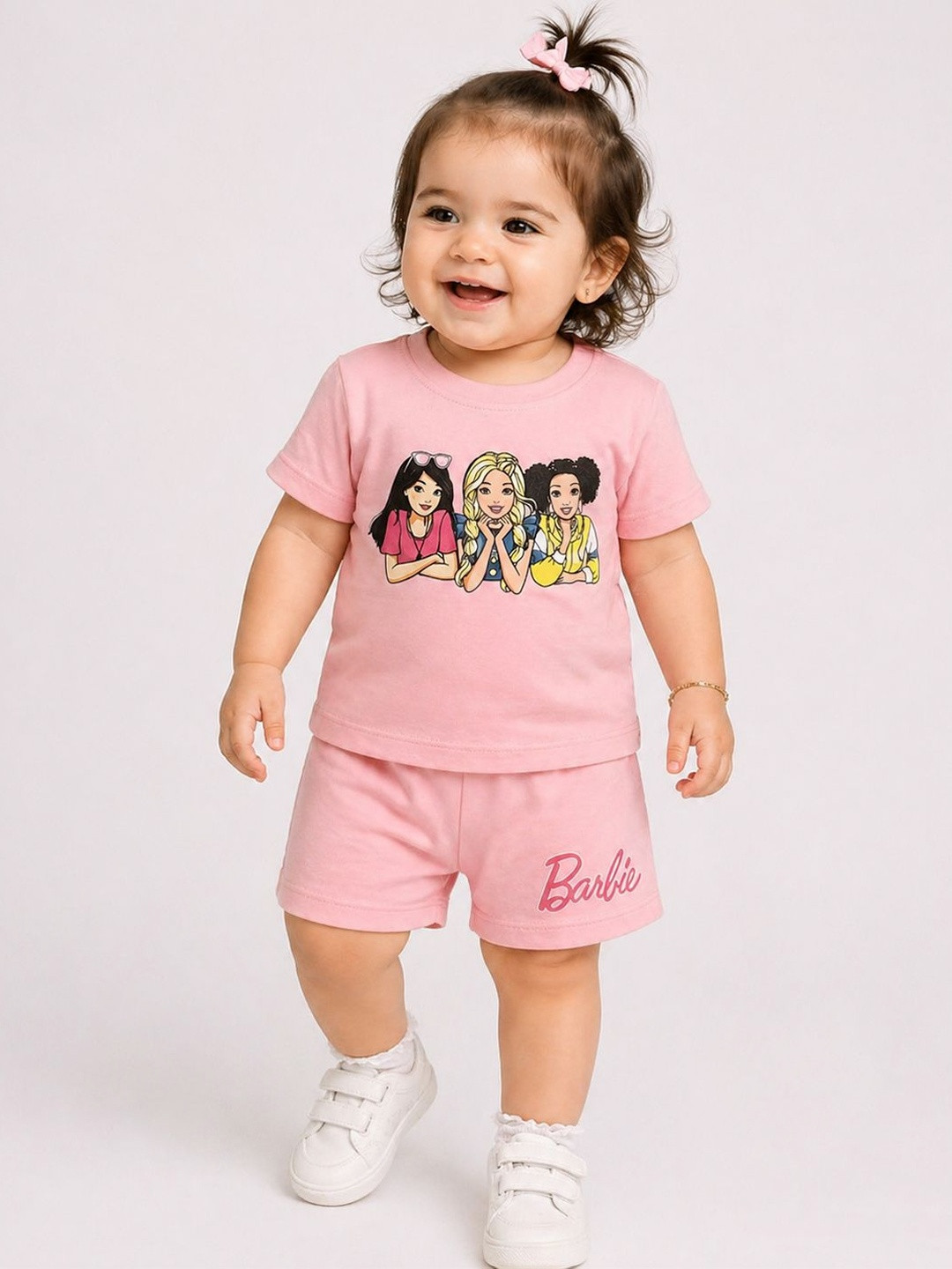 YK X Minute Mirth Cotton Printed T-shirt with Shorts