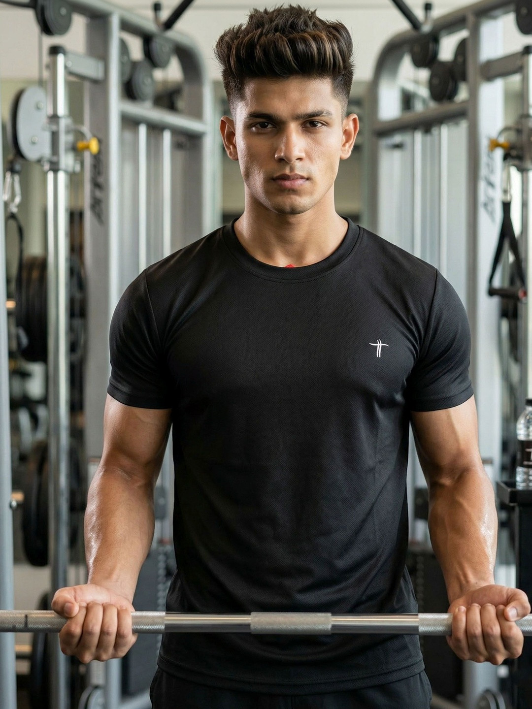T.T. Men Brand Logo T-shirt