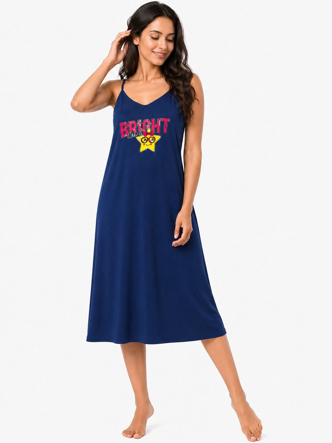 Sukhraa Printed Nightdress
