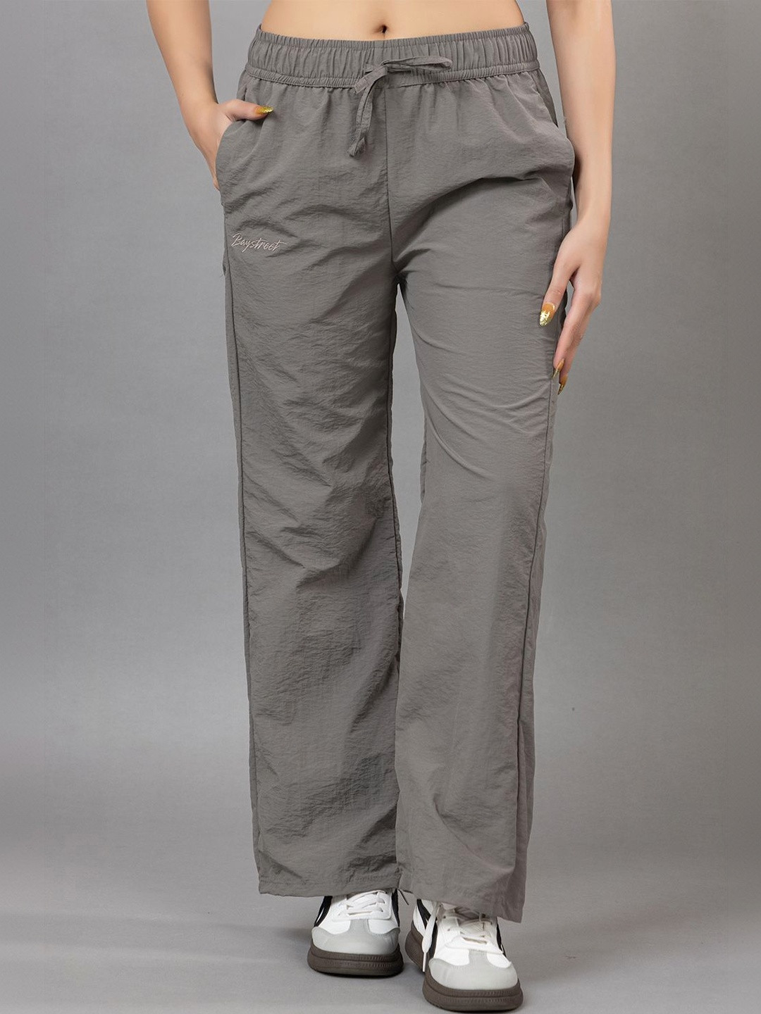 BAYSTREET Women Regular Fit Typography Track Pants
