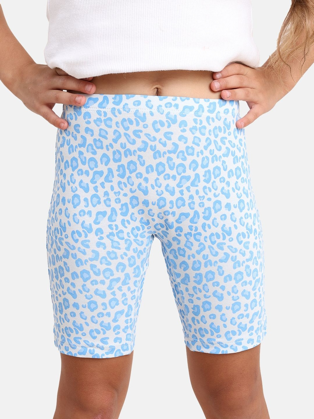mackly Girls Animal Printed Cycling Shorts