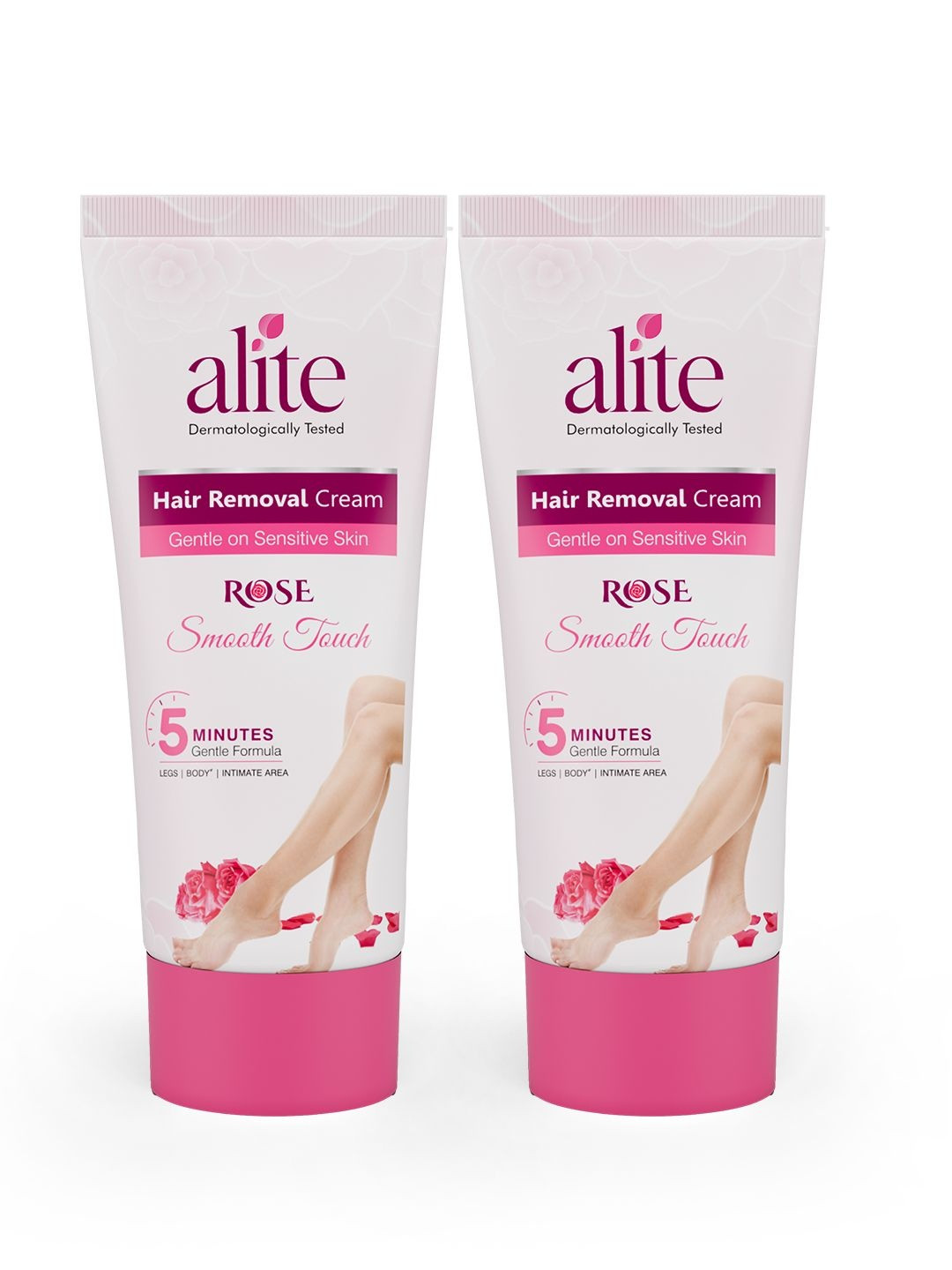 Alite Set Of 2 Hair Removal Cream for Women | For Legs, Arms, Intimate Areas - 60 g Each