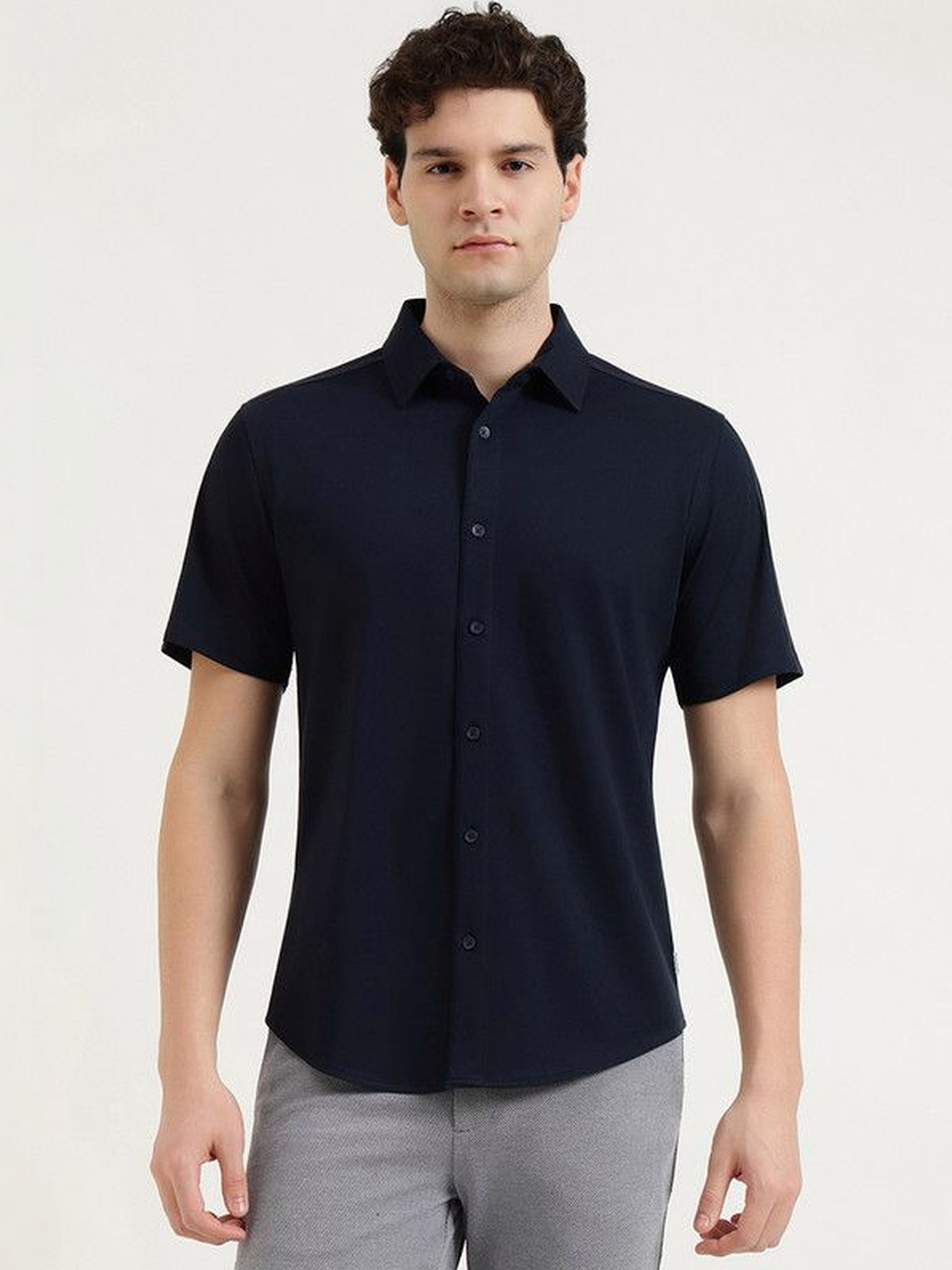 United Colors of Benetton Men Slim Fit Casual Shirt
