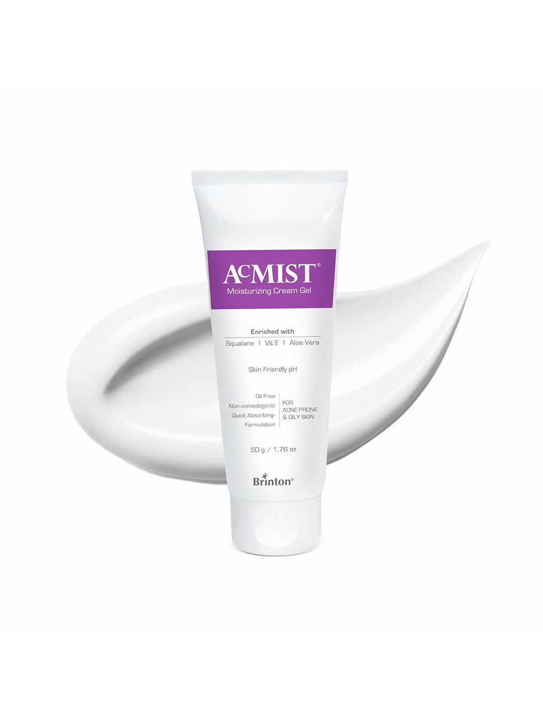 Brinton AcMist Moisturizing Cream Gel For Acne Prone Skin - 50g